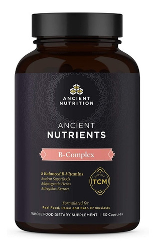 Complejo B Ancient Nutrition 60cp - Unidad a $4198