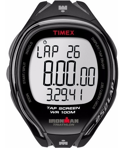 Reloj Timex Ironman 5k588 Correr Running Luz Nocturna Negro