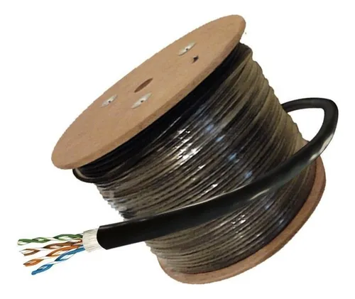 Cable Utp Cat 6 Exterior Doble Chaqueta 100% Puro Cobre 305m
