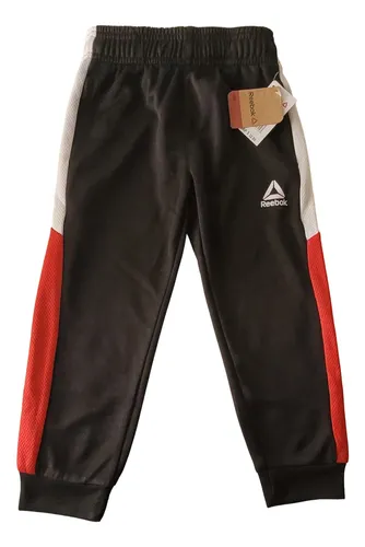 Pantalon Buzo Niño Reebok Talla 4 Color Negro