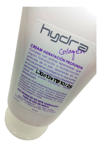 Crema Hydra Collagen Hidratacion Profunda 120gr Zine