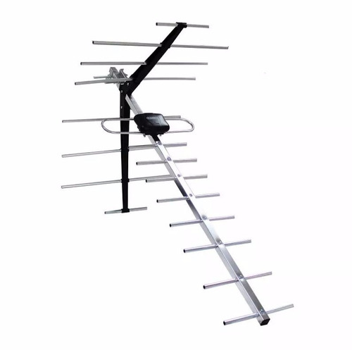 Antena Aerea Para Tv Uhf Vhf Hdtv Fm 17 Elementos