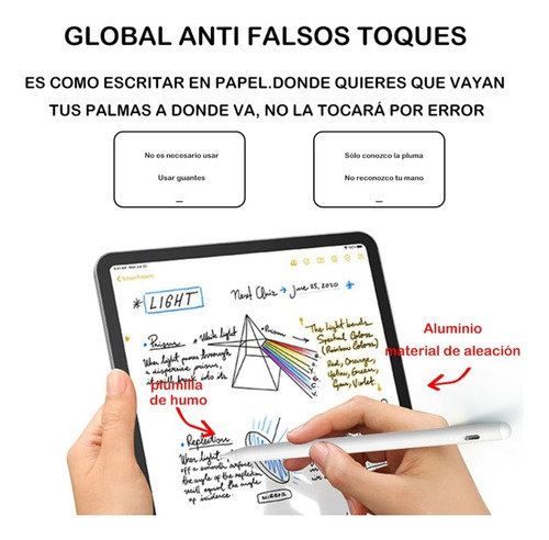 Stylus Para Ipad Con Sensor Magnético Y De Inclinación