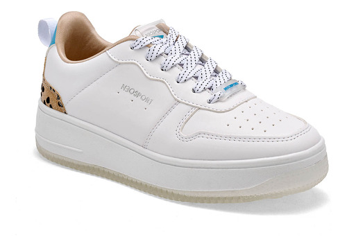 Tenis Chunky Neosport 1973 Color Blanco Para Mujer Tx8