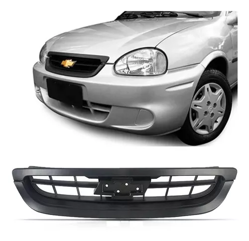 Grade Radiador Chevrolet Corsa Classic 2000 a 2008 Preto Fipparts - 1345914  - Homologacao