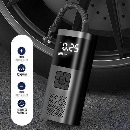 . Inflador Neumáticos Con Bomba Aire Sin Cable Usb