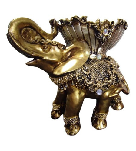  Figura Elefante Frutero Artesanía 