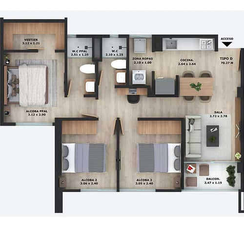 Apartamento  cesion De Derechos En La Ceja