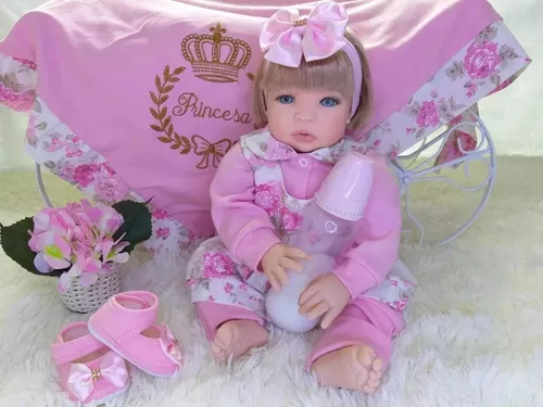 Bebê Reborn Promoção Princesa Boneca Luxo Envio Rápido Linda