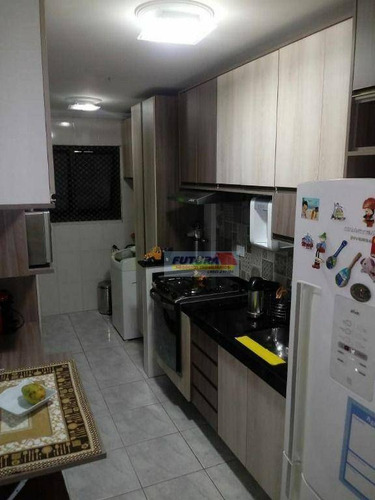 Imagem 2 de 7 de Apartamento Com 2 Dormitórios À Venda, 77 M² Por R$ 420.000,00 - Itararé - São Vicente/sp - Ap2512