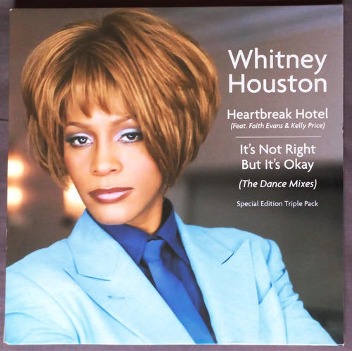 Lp Whitney Houston: Not Right But It's Ok / Heartbreak Hotel