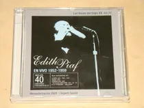 Comprar Edith Piaf En Vivo 1952-1959 2 Cd Nuevo Sellado \u002F Kktus