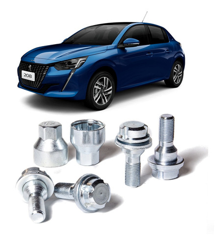 Tuercas De Seguridad Peugeot 208 Y 2008