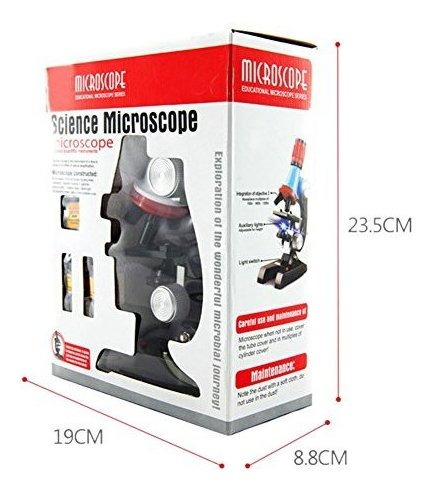 Imagen 6 de 6 de Microscopio Para Principiante Estudiante Amscope-kids Con