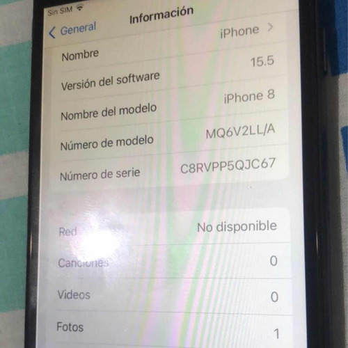 iPhone 8 De 64gb Libre Sin Detalles Batería Al 100