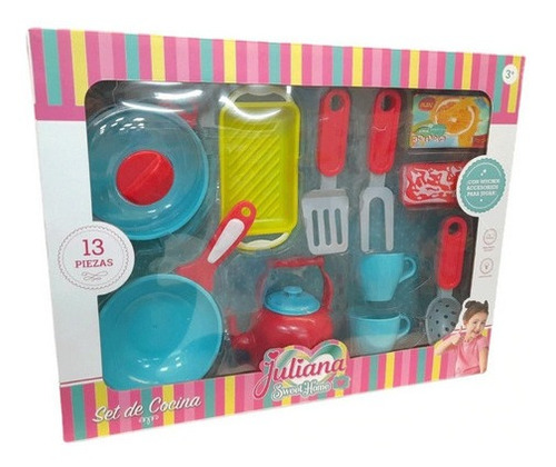 Juliana Set De Cocina 13 Piezas Orig. Sisjul038