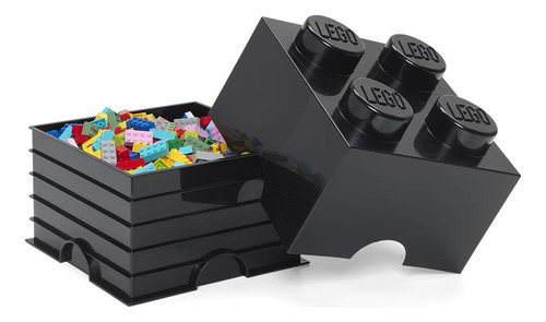 Caja De Almacenamiento Room Copenhagen Brick Box 4 Negra Par