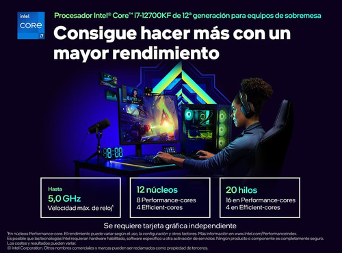 Intel® Core I7-12700kf, Procesador De Sobremesa De 12 Nú...