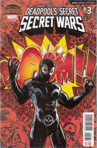 Comic Marvel Deadpool's Secret Wars # 3 Televisa