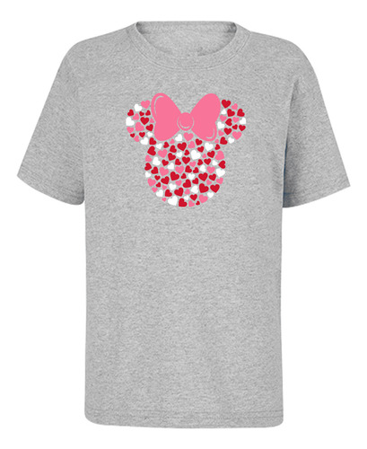 Playera Infantil Minnie Mouse Corazon Disney