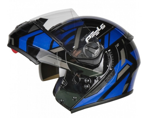 Capacete Peels U-rb2 Dynamic Preto/azul Lançamento