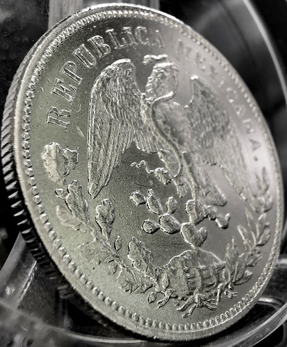 Moneda Un Peso Porfiriano Plata 1908 Mo Am