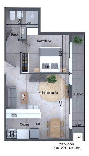 Venta De Apartamento 1 Dormitorio Y Terraza. Zona  Punta Carretas!