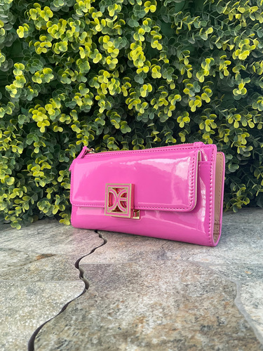 Cartera Cloe Original 25758 Rosa Chicle Liso
