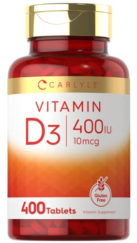 Carlyle Vitamina D3 Ten 400iu (10mcg) Ten 400 S42vs