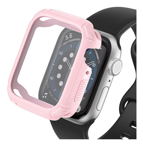 Case Protector Vidrio 360 Para Apple Watch  38 40 42 44mm