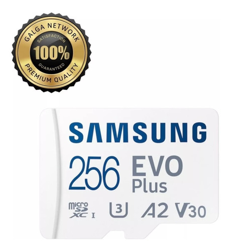 Tarjeta Memoria Micro Sd Samsung Evo Plus 256 Gb 130mb/s 4k