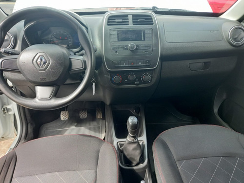 Imagem 6 de 9 de Kwid Zen 1.0 2019 Branco Completo Ipva 2022 Pago