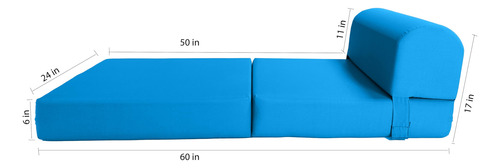 Cama Plegable De Espuma Para Silla Sofá 15 X 61 X 178 Cm Tur