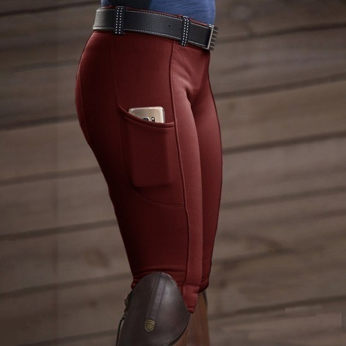 Shaoke Pantalones De Equitación De Moda For Mujer Legg