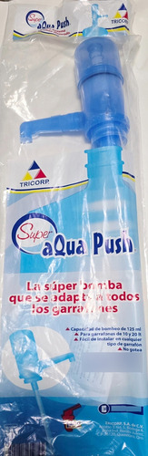 Bomba Manual Tricorp Aqua Push 125ml