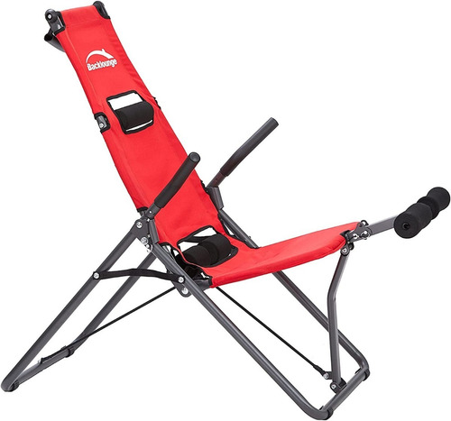 Banco De Terapia Fisica Plegable Color Rojo Marca Backlounge