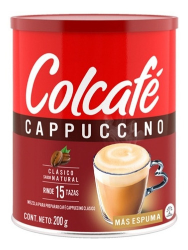 Cappuccino Colcafé Clasico Natural 200 Gr - G A $82