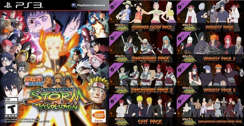 Naruto Shippuden Ultimate Ninja Storm Revolution + Dlc ~ Ps3