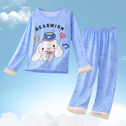 Conjunto De Pijama Sanrio Cinnamoroll Con Dibujos Animados P