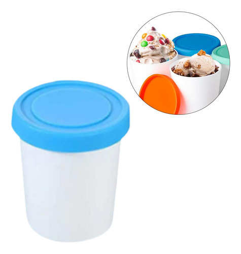 3 Set De Recipientes Herméticos Para Alimentos S Azul