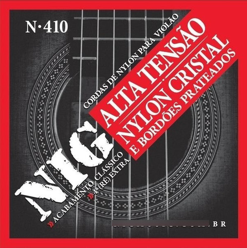 Nig Cuerdas Guitarras Nylon N-410 29-44 Tensión Alta