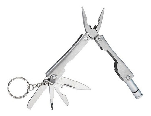 Imagen 4 de 4 de Pinza Supervivencia Multifuncion Linterna Con Estuche Regalo