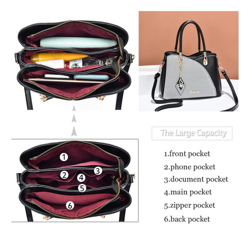 Nuevo Bolso De Hombro Casual Coreano Con Cremallera