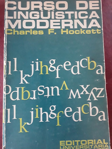 Curso De Linguistica Moderna De Charles Hockett Usado 