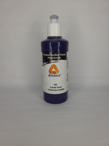 Pintura Acrilica Fluida Violeta De Cobalto Atenea 250ml