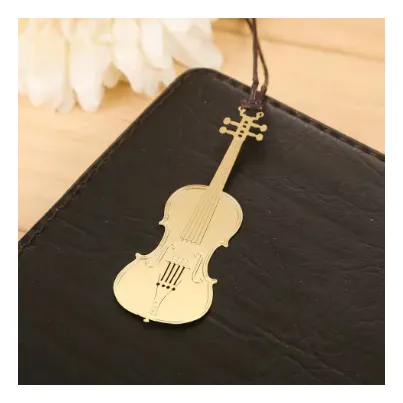 Marca Páginas Violin Revista Música Libro Agenda Notas Papel