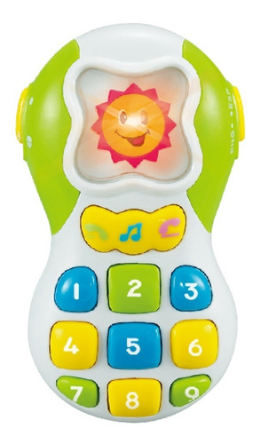 Telefono Didáctico Luces Y Sonidos Celular Bebe Poppi 6749