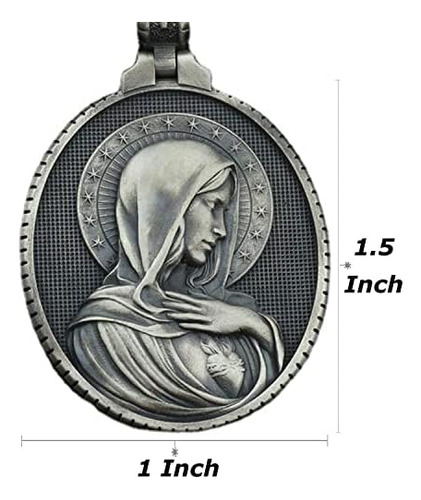 Imagen 6 de 6 de Collar Con Colgante De Medalla De La Marca Star Para Hombres