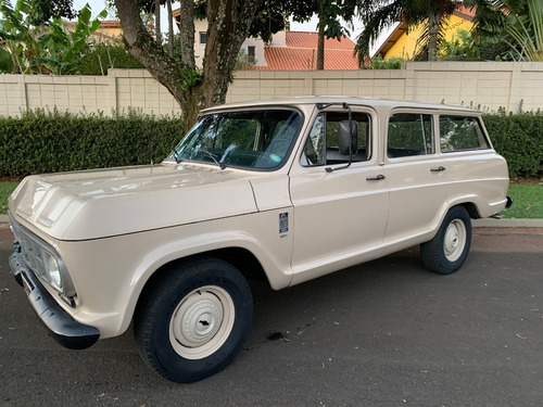 Veraneio Std, 1987, 4.1 Álcool, Placa Preta