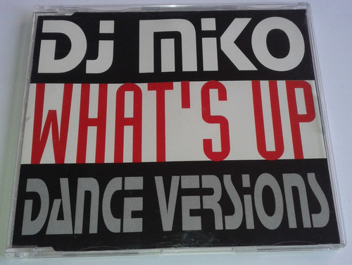 Dj Miko What S Up (dance Versions) Cd Single Made In Germany